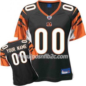 Camiseta Mujer NFL Cincinnati Bengals Personalizar Negro 